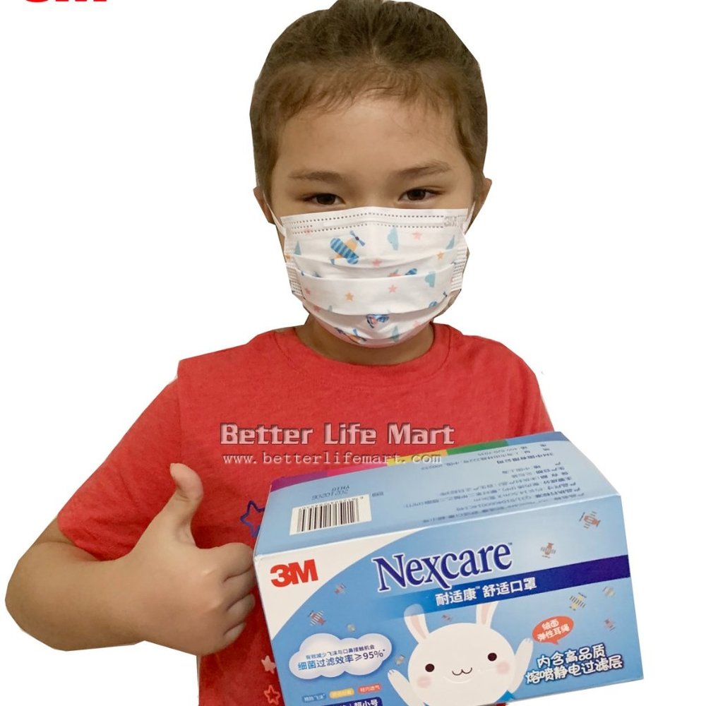 3M Children face mask, BFE ≥ 95%, box of 35pcs